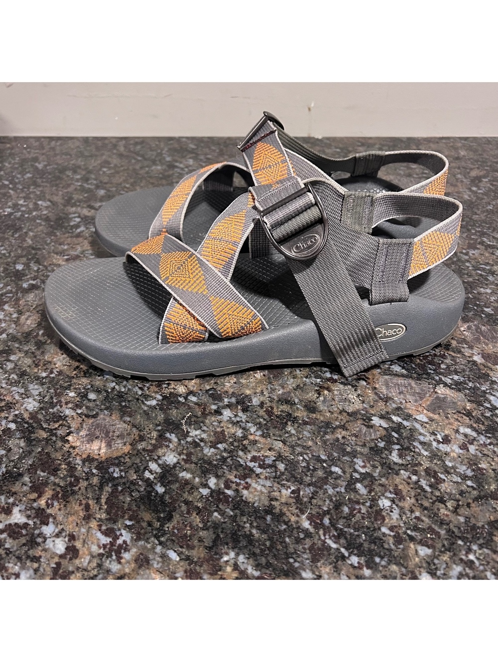 Chaco Men’s Classic Z/1 Pringles Sport Water Sandals 13 Orange Grey
